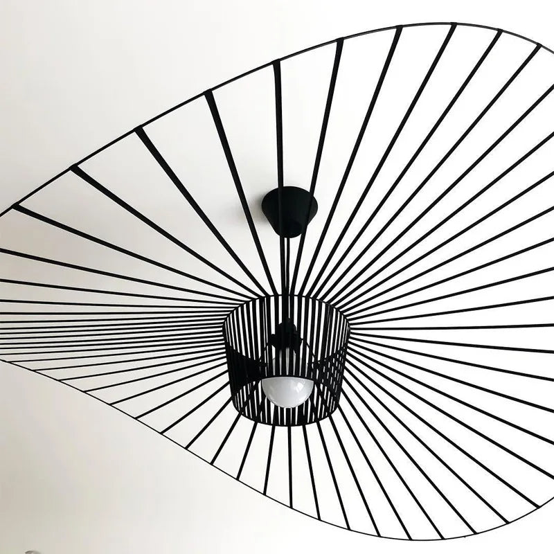 Vrimlo Straw Arc Chandelier