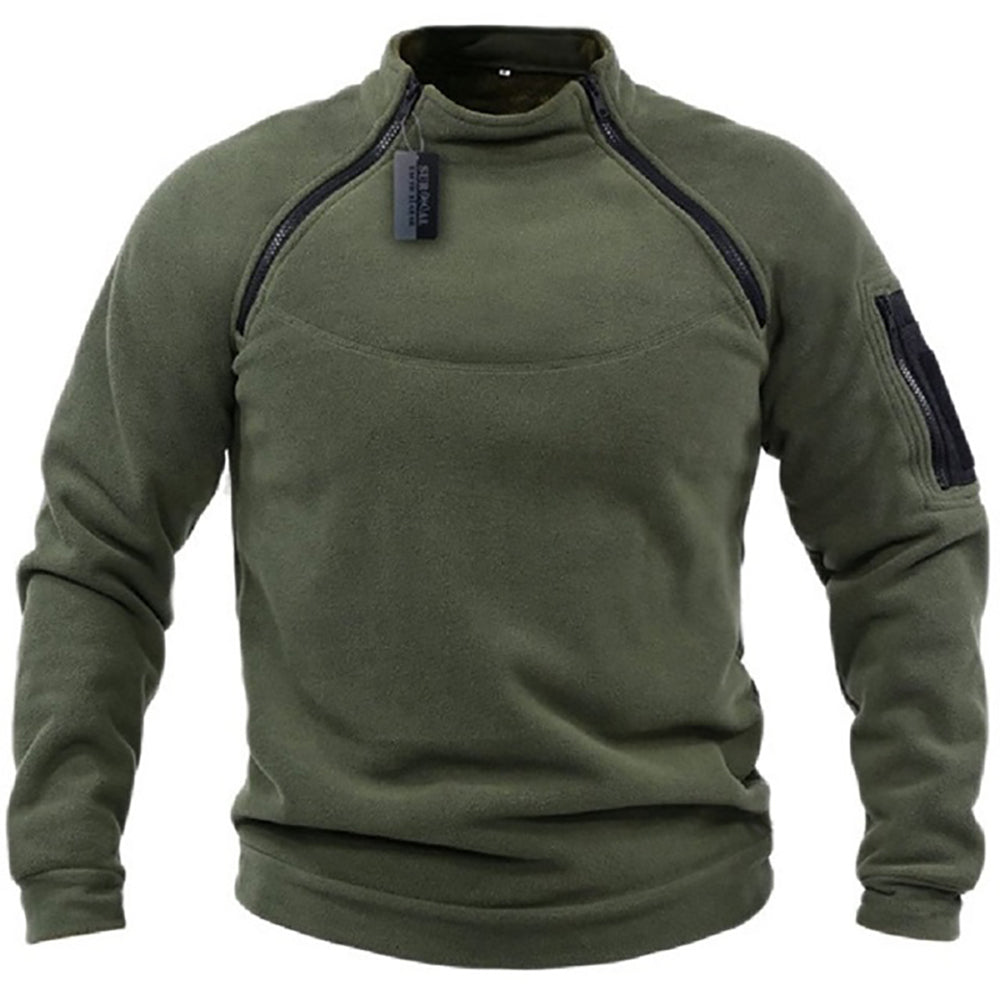 Frank | Solid Military Sweater