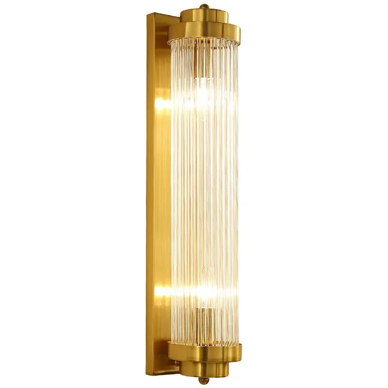 Golden Glow Crystal Fixture