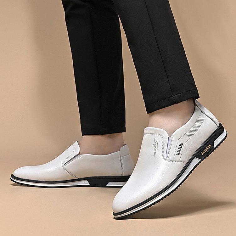 Élégance classique : mocassins en cuir haut de gamme « ElegantStride » pour hommes