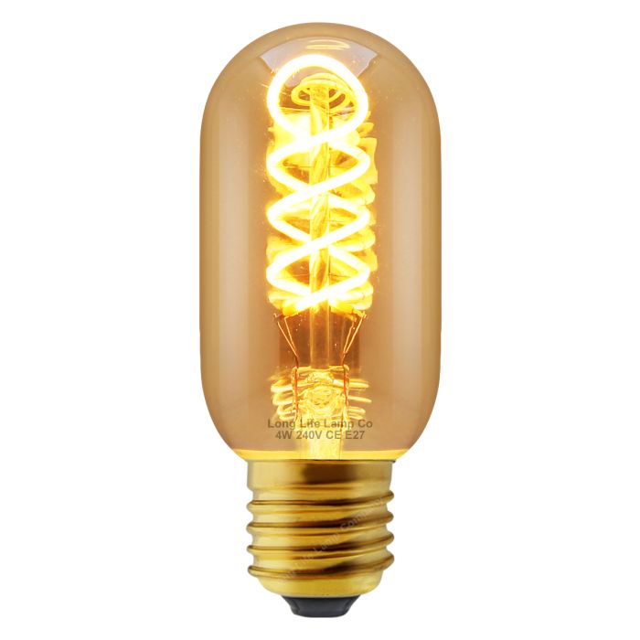 E27 4W Amber LED lyspære