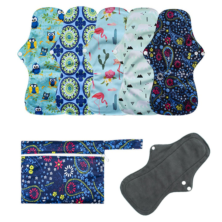 Reusable pads that can be used for at least 4 years (Random Color)