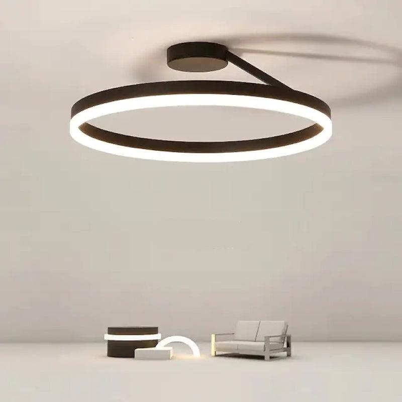 ArishaGlow - Elegant LED ceiling lamp in gold and metal