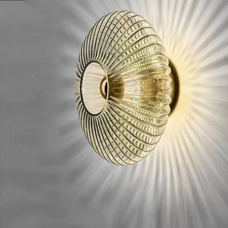 Elegant glas | Glazen wandlamp