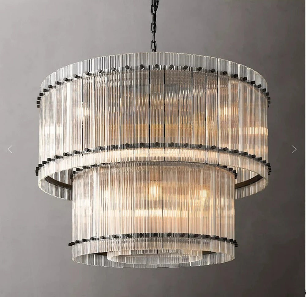 Regal Gleam Crystal Chandelier