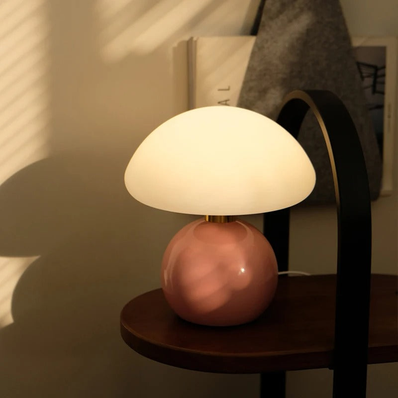 Creamy Glow | Modern Bedside Lamp