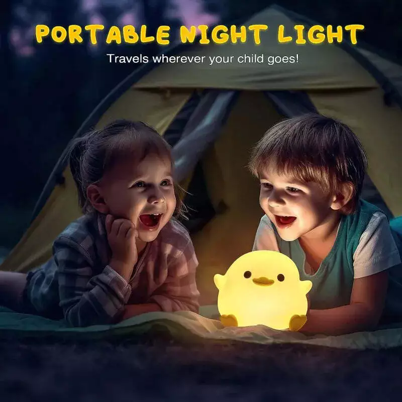 CozyDuck™ Ilumine o quarto do seu filho com esta adorável luz de noite LED!