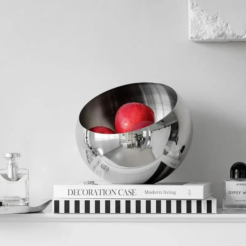 Elegant Stainless Steel Fruit Bowl