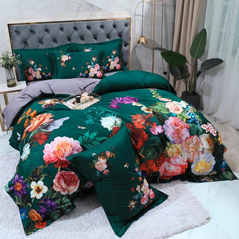 Emerald Splash Duvet Cover Set