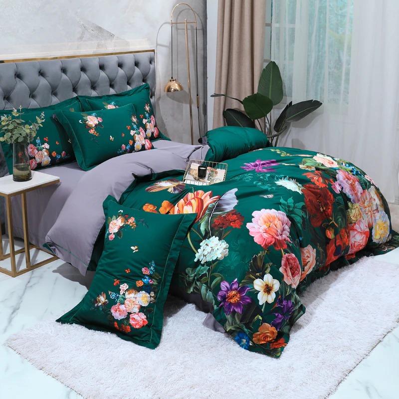 Emerald Splash Duvet Cover Set