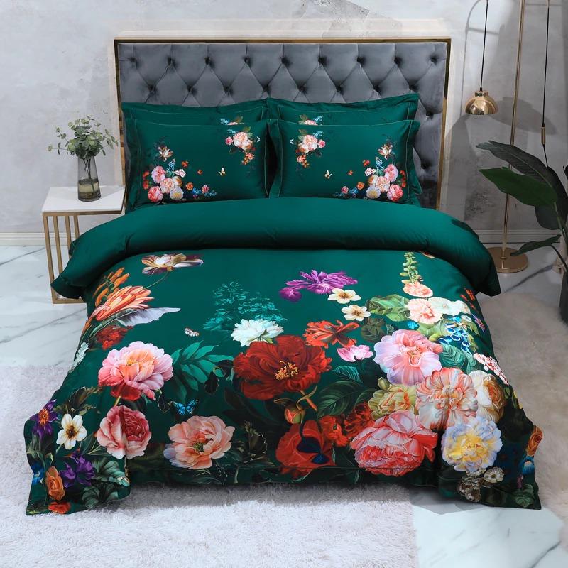 Emerald Splash Duvet Cover Set