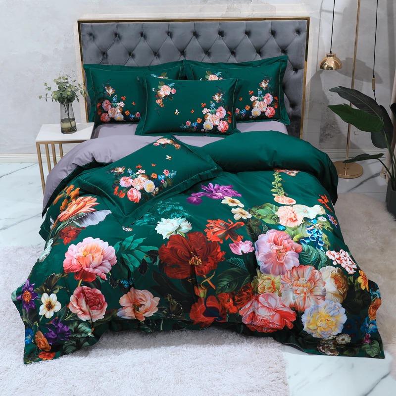 Emerald Splash Duvet Cover Set