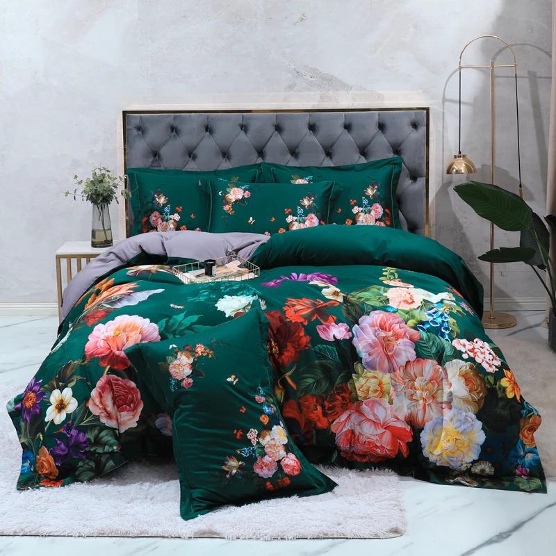 Emerald Splash Duvet Cover Set