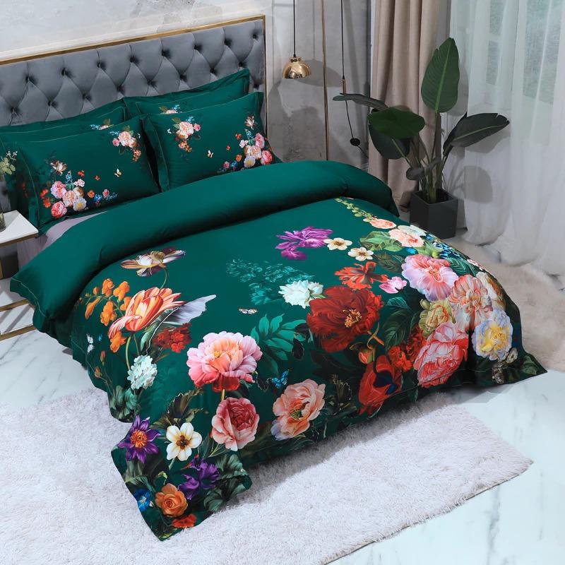 Emerald Splash Duvet Cover Set