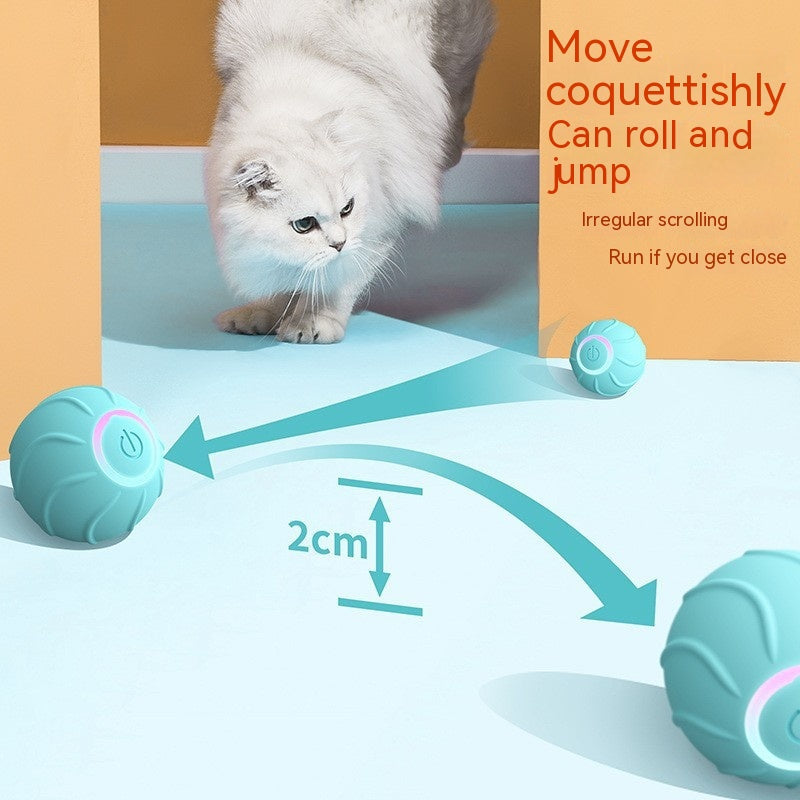 EnerGizmo Rolling Ball: slim interactief kattenspeeltje