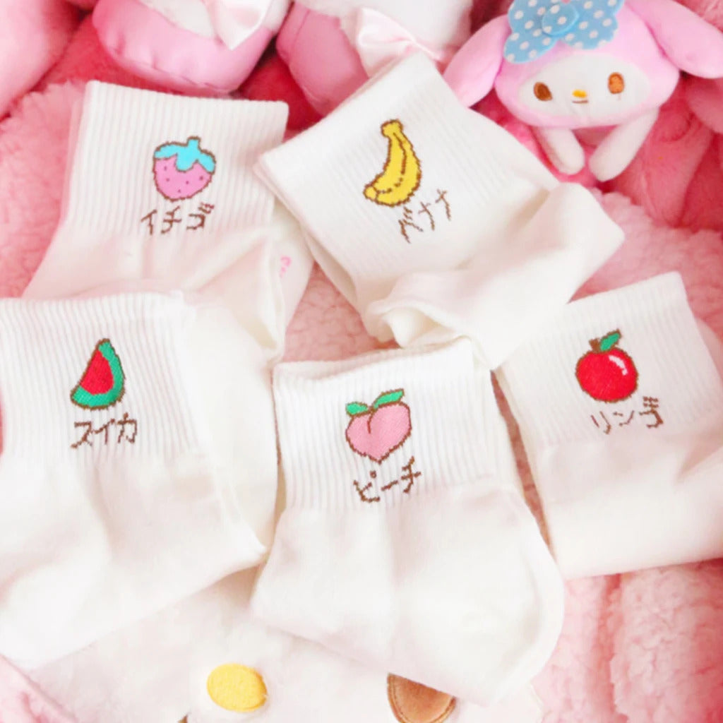 Chaussettes aux fruits japonais