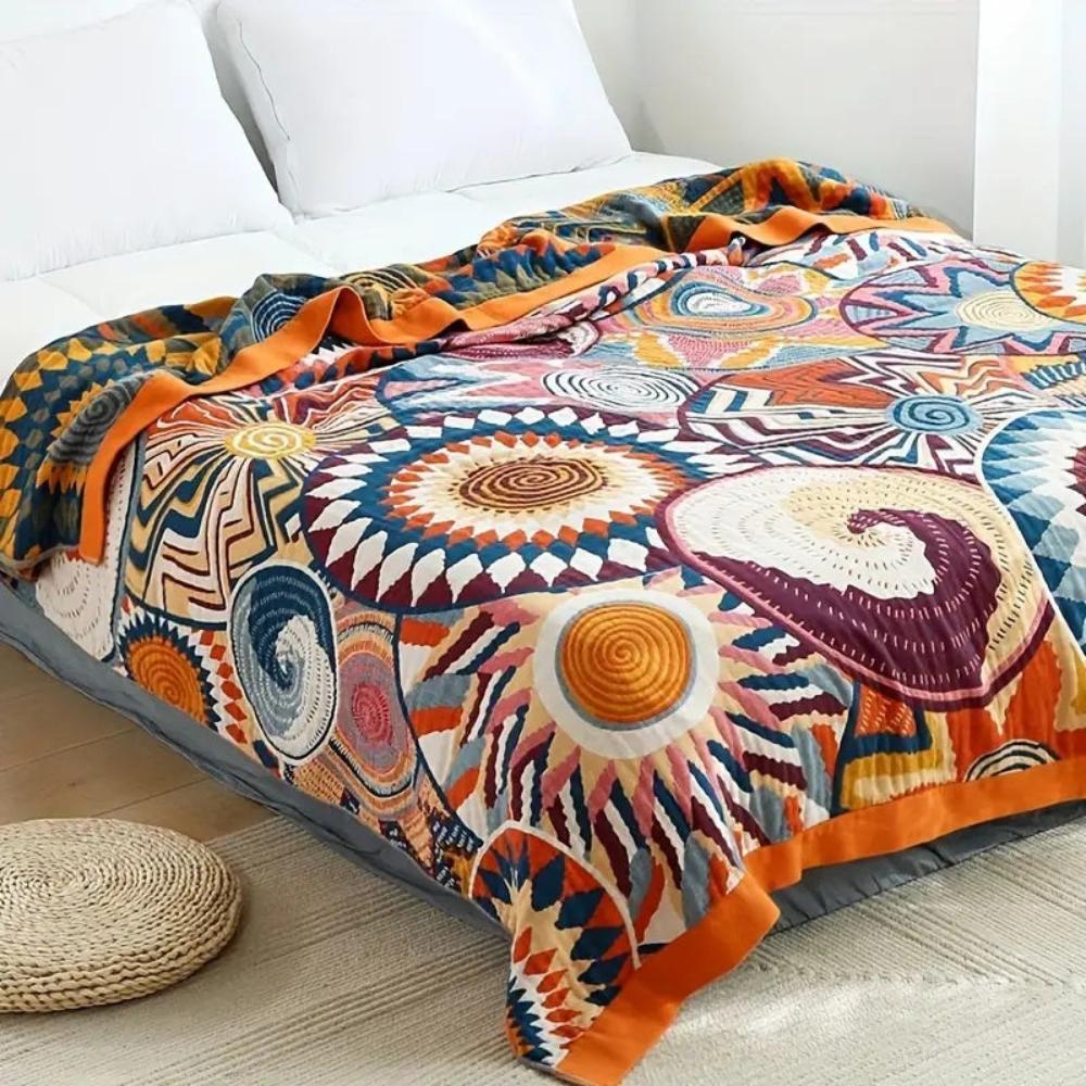 Couverture en Coton Sunburst