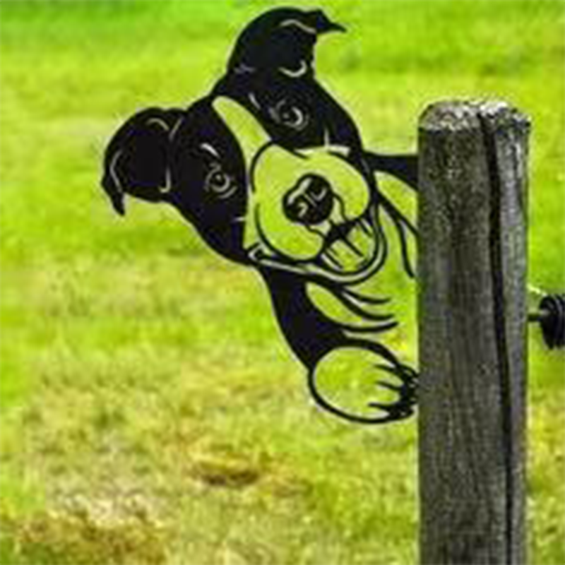 Farm Decoration - PeepFarm - Realistic Animal Design - Garden Metal Art