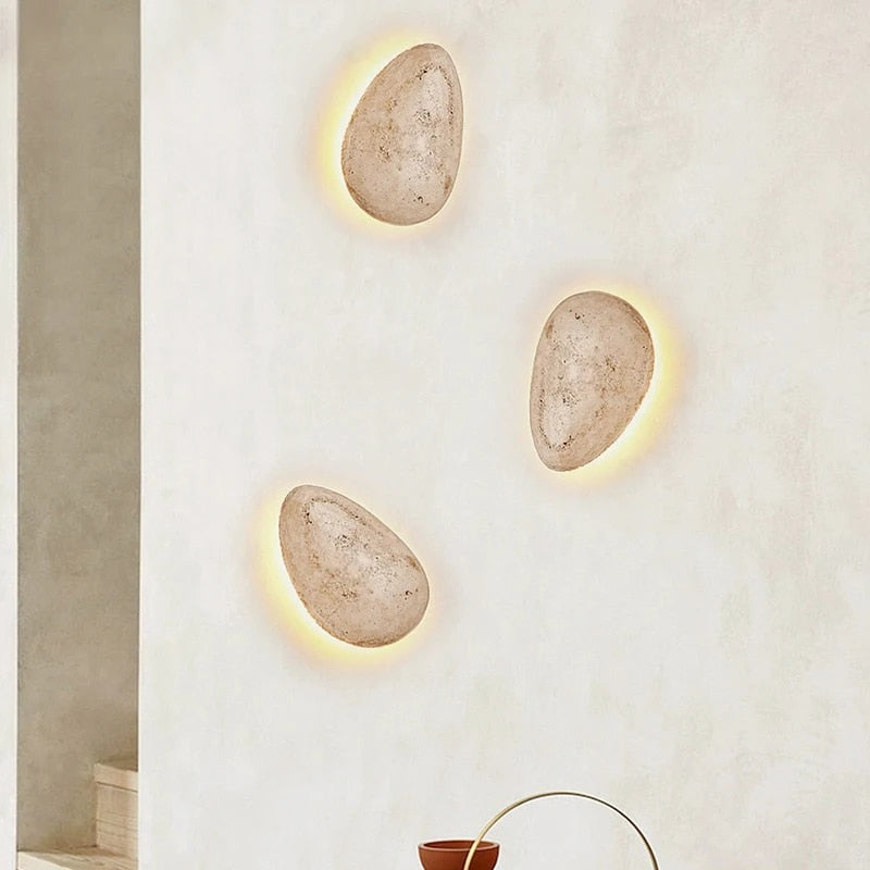 Beatrice Floating Stone Wall Light Lamp