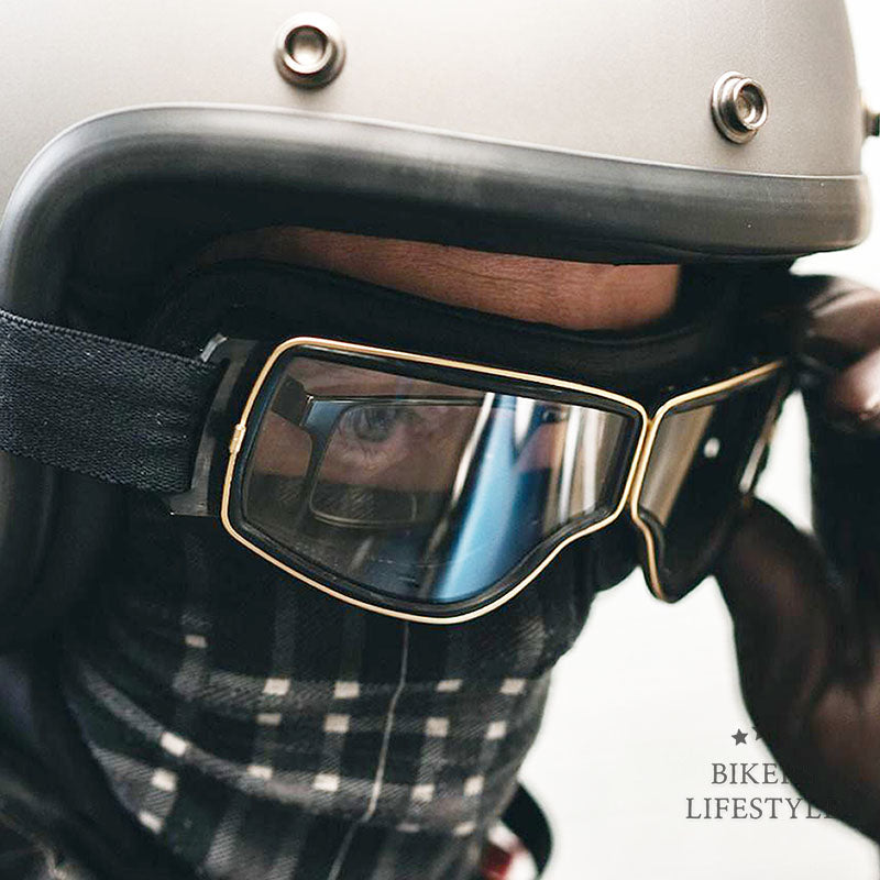 Lunettes de moto vintage