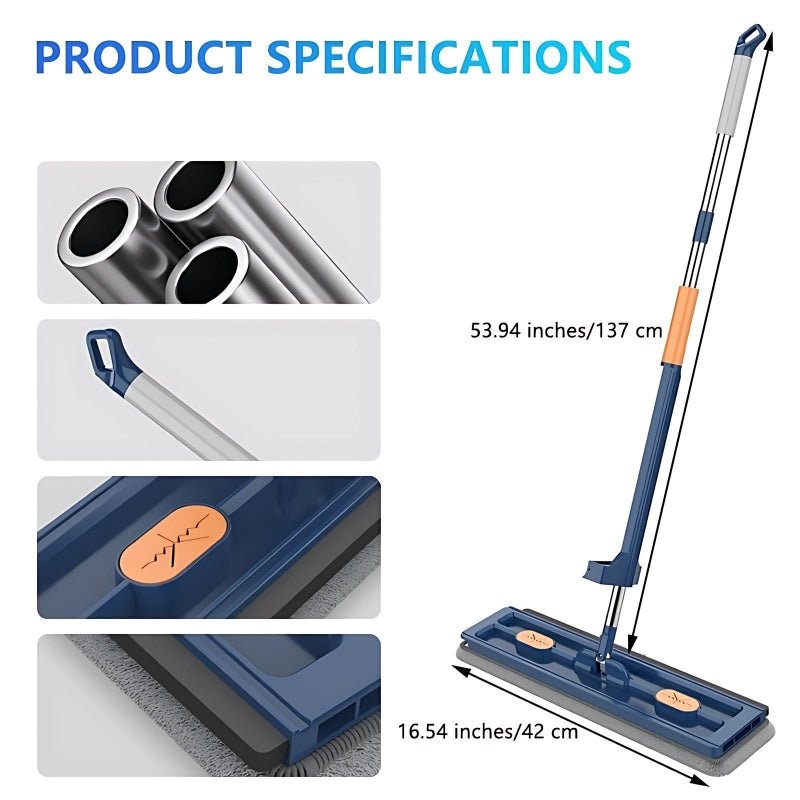 FlexiMop Pro™ | Håndfrit Squeeze Mop Sæt