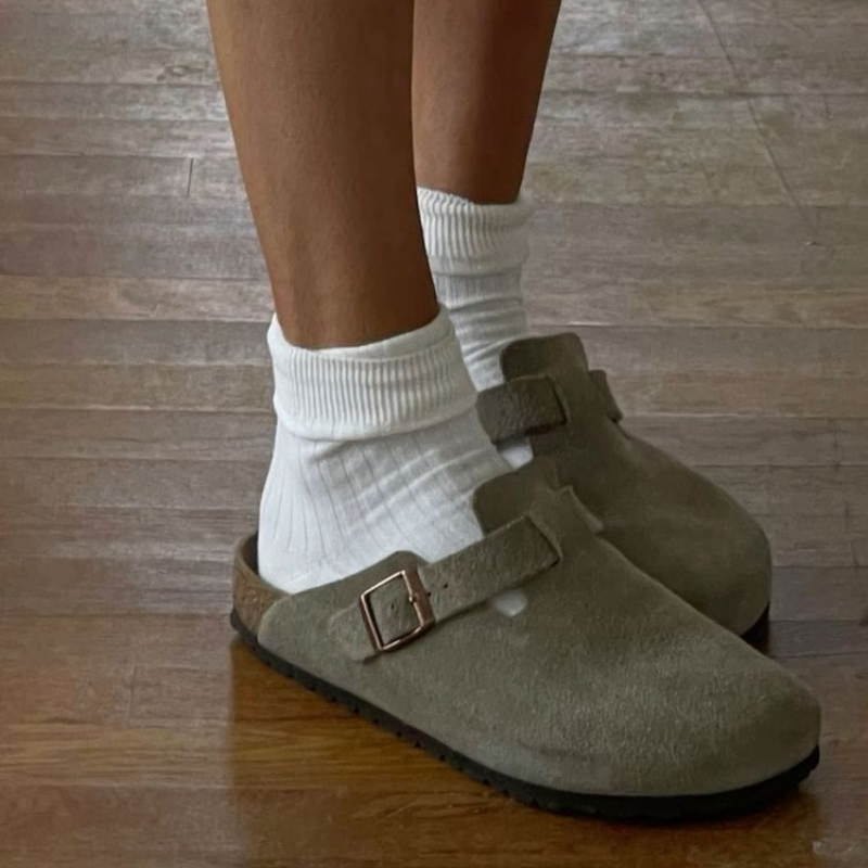 Eudoxia - Premium Unisex Läder Slipper Boston Sandaler: Stil och kvalitet i ett