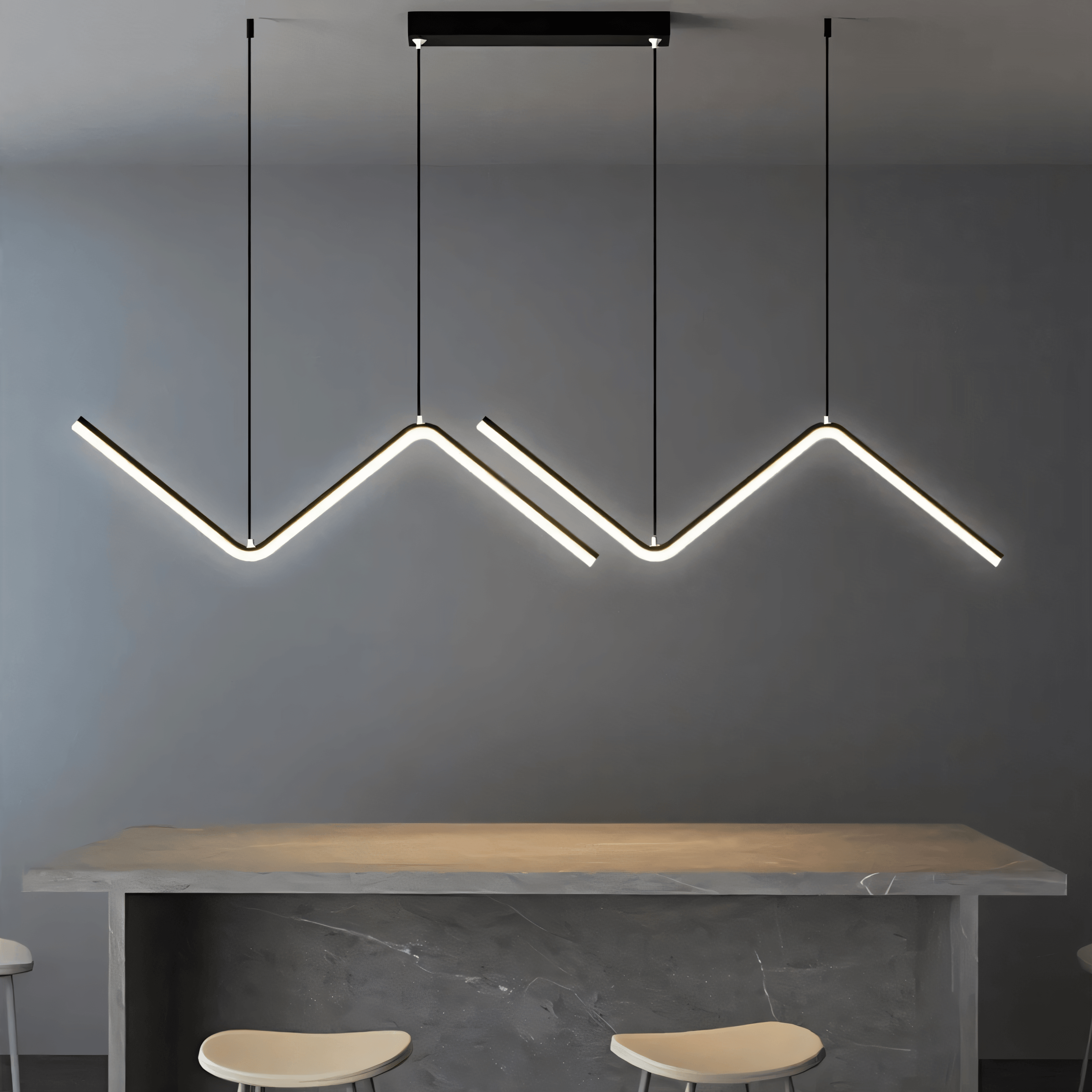 Frequi | Geoemtric Triangle Chandelier