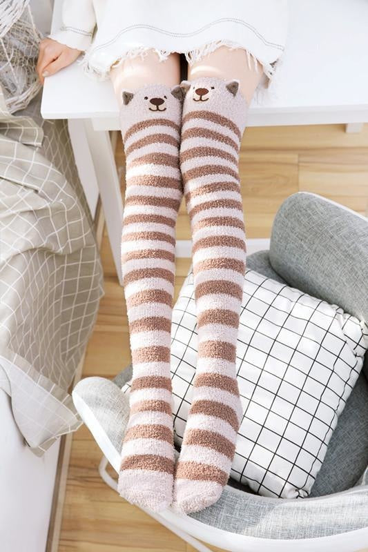 Fuzzy Thigh Highs (15+ Styles)