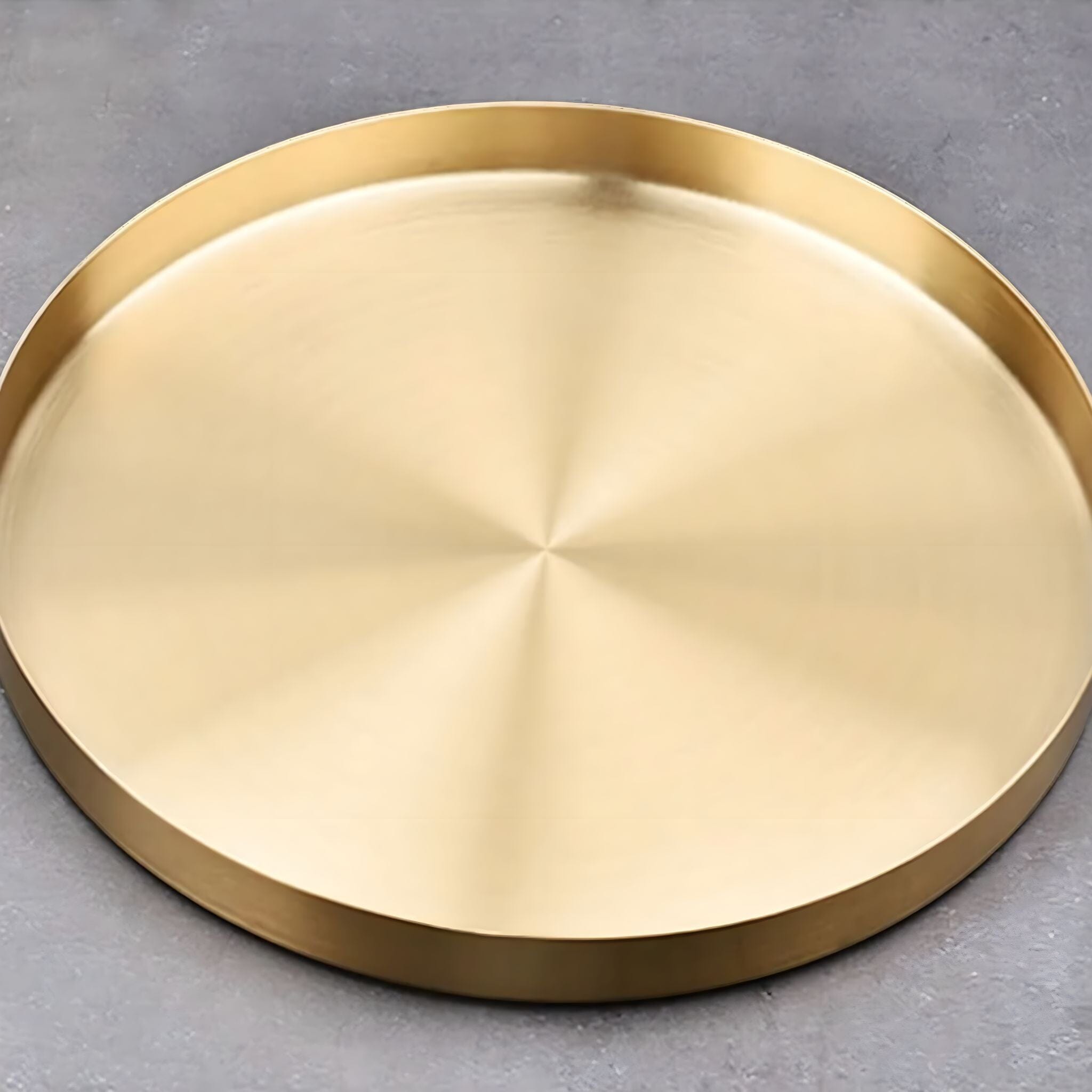 Golden Round Organiser Tray