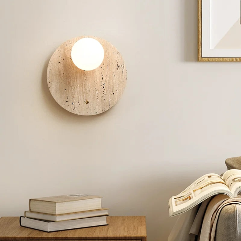 Lampa ścienna Lara Stone Wall Light