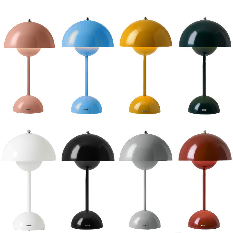 Large Mushroom Macaron Table Lamp – Soft Glow & Elegant Design