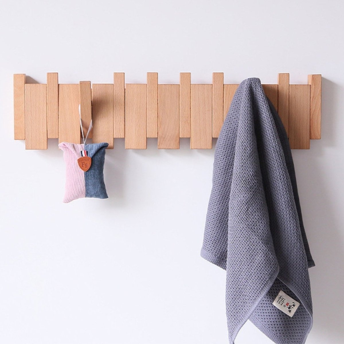 Handgjord Piano Coatrack™ | Lyxig träkappa