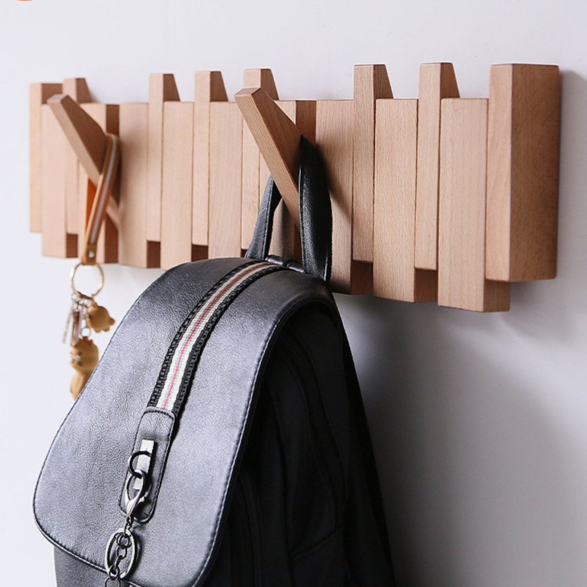 Handgjord Piano Coatrack™ | Lyxig träkappa