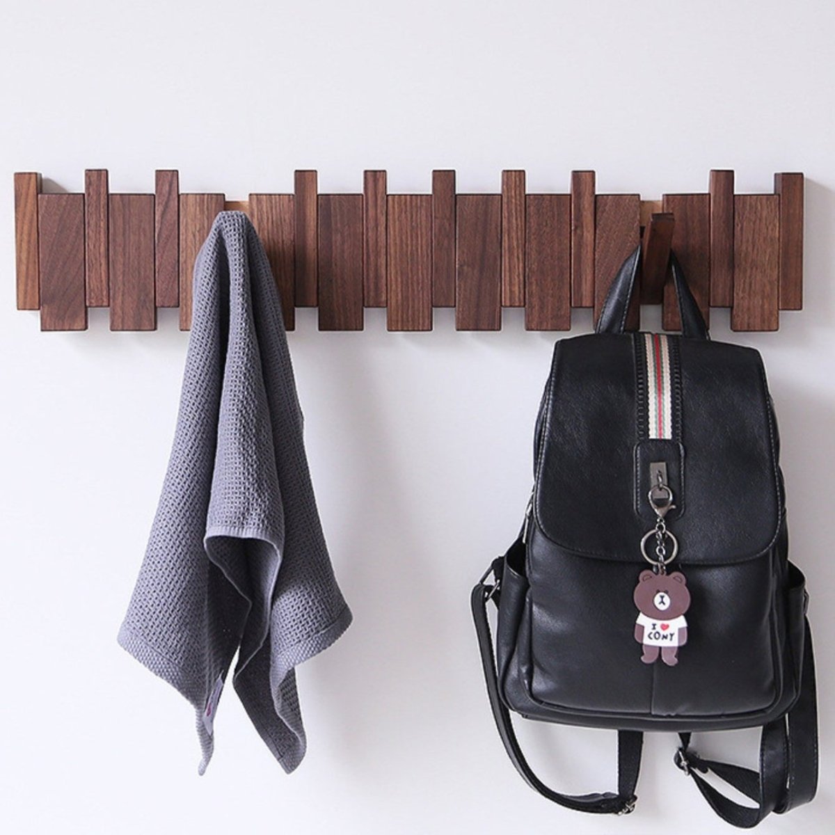 Handgjord Piano Coatrack™ | Lyxig träkappa