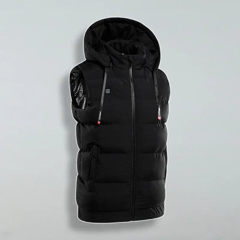 Ultra-Warm Insulated Hooded Gilet - All-Weather Thermo Heated Hooded Gilet