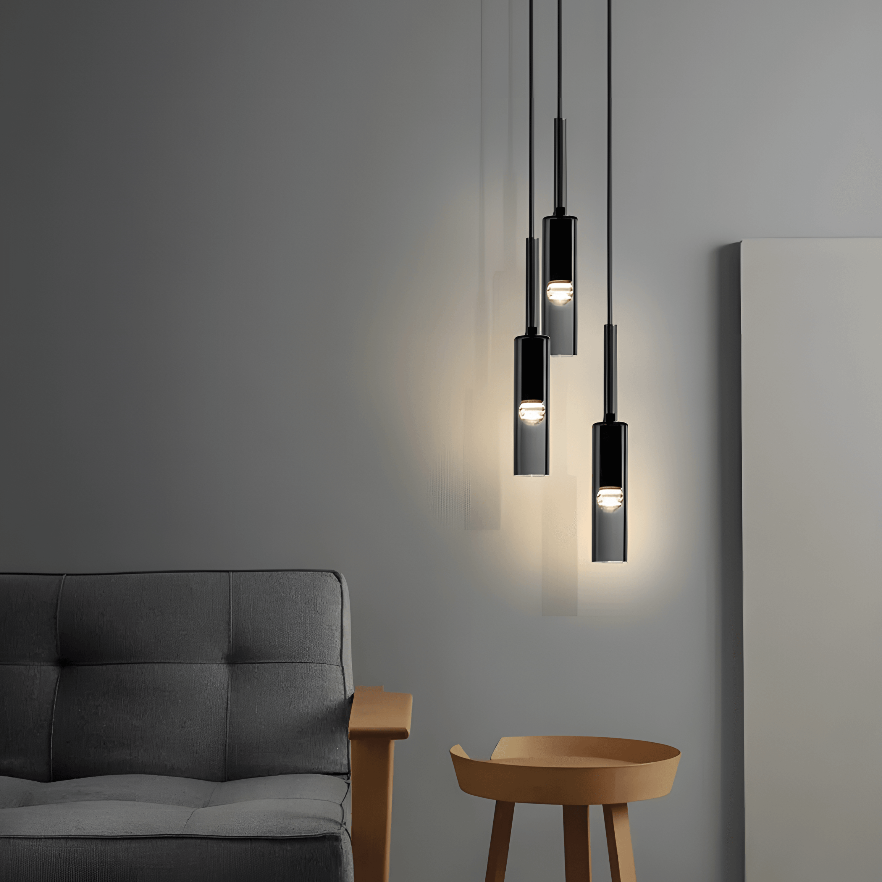 Helias | Dark Glass Pendant Light