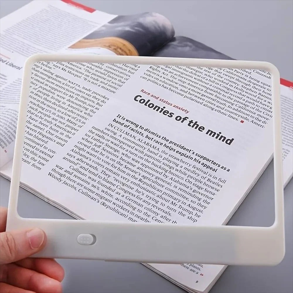 Loupe de lecture avec lumière LED