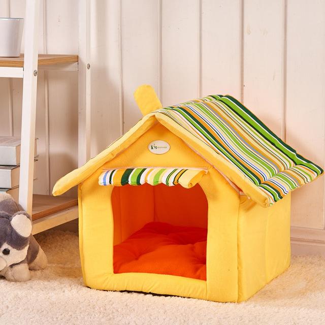 Paw Palace House-Style Pet Bed for Small & Medium Pets