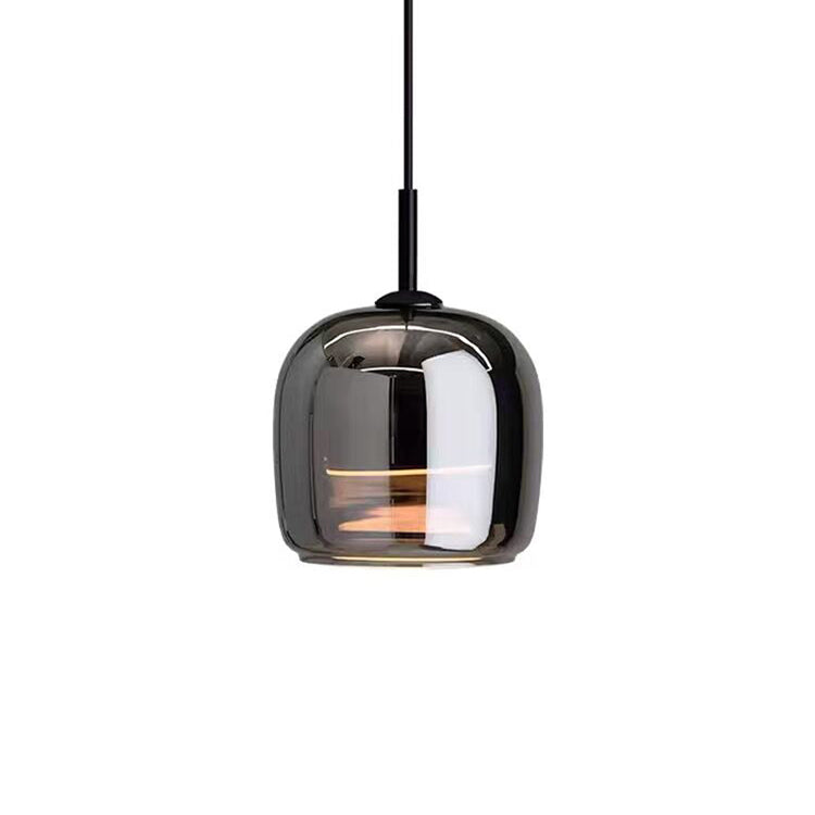 MidnightShine – Black glass design hanging lamp