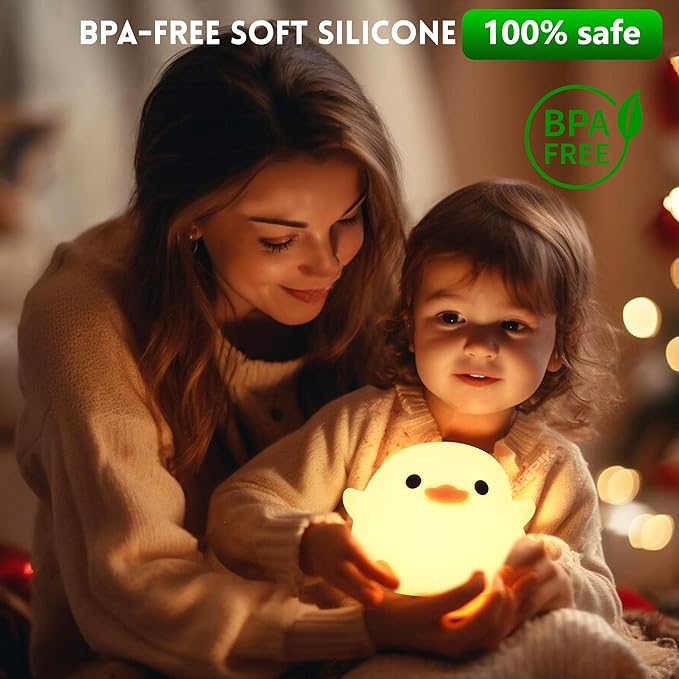 CozyDuck™ Illumina la stanza del tuo bambino con questa adorabile luce notturna a LED!