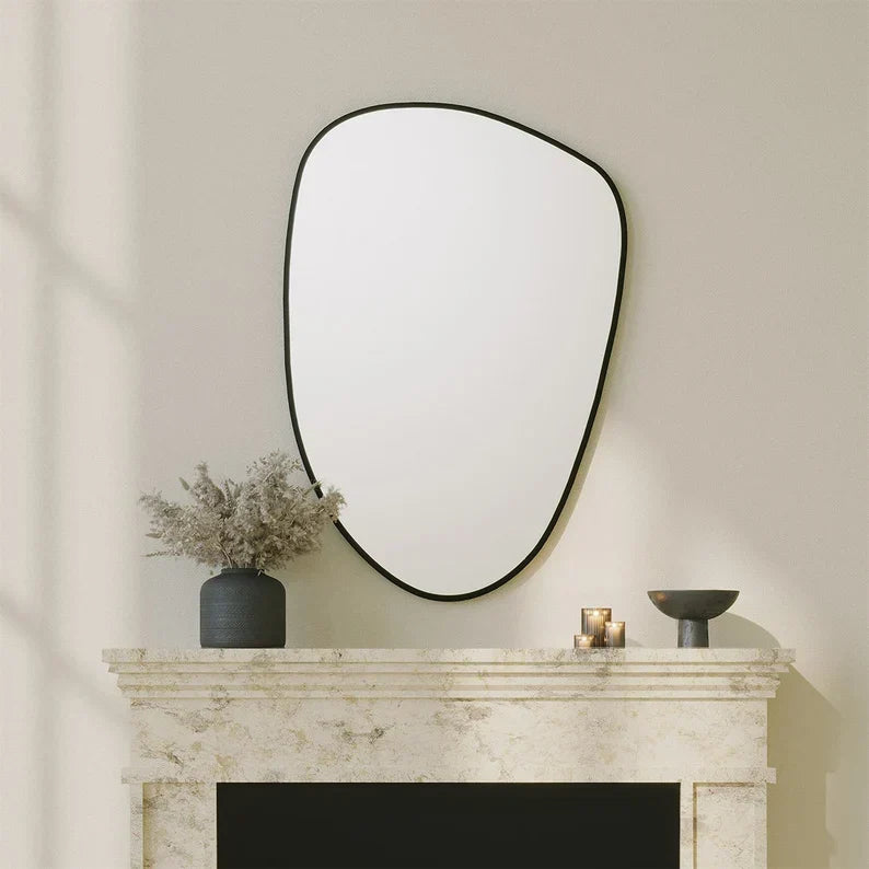 Irregular Wood Mirror