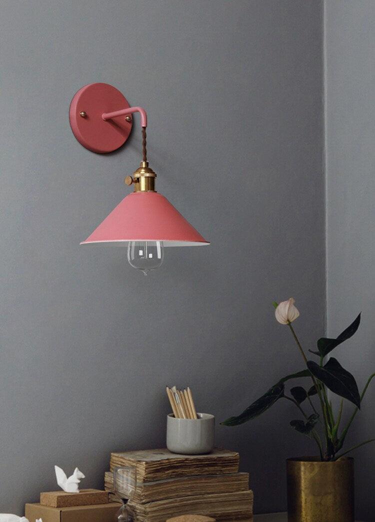 Nordic Cone Wall Light in Industrial Loft Style - Bulb Included