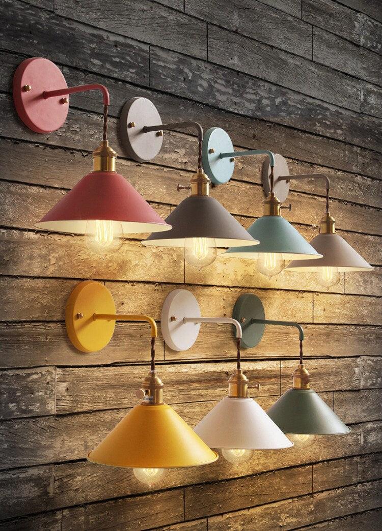 Lampa de perete Nordic Cone în stil industrial loft - Bec inclus