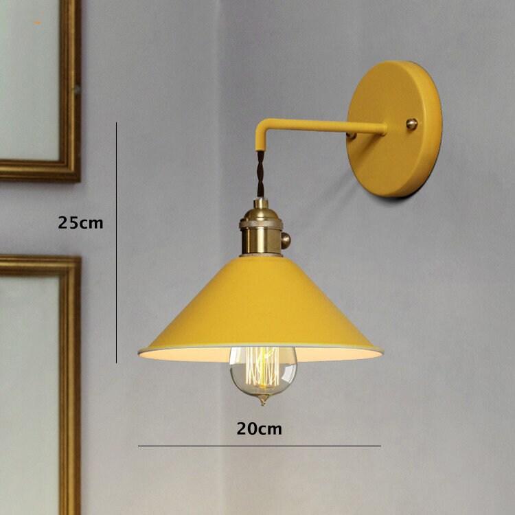 Nordic Cone Wall Light in Industrial Loft Style - Bulb Included