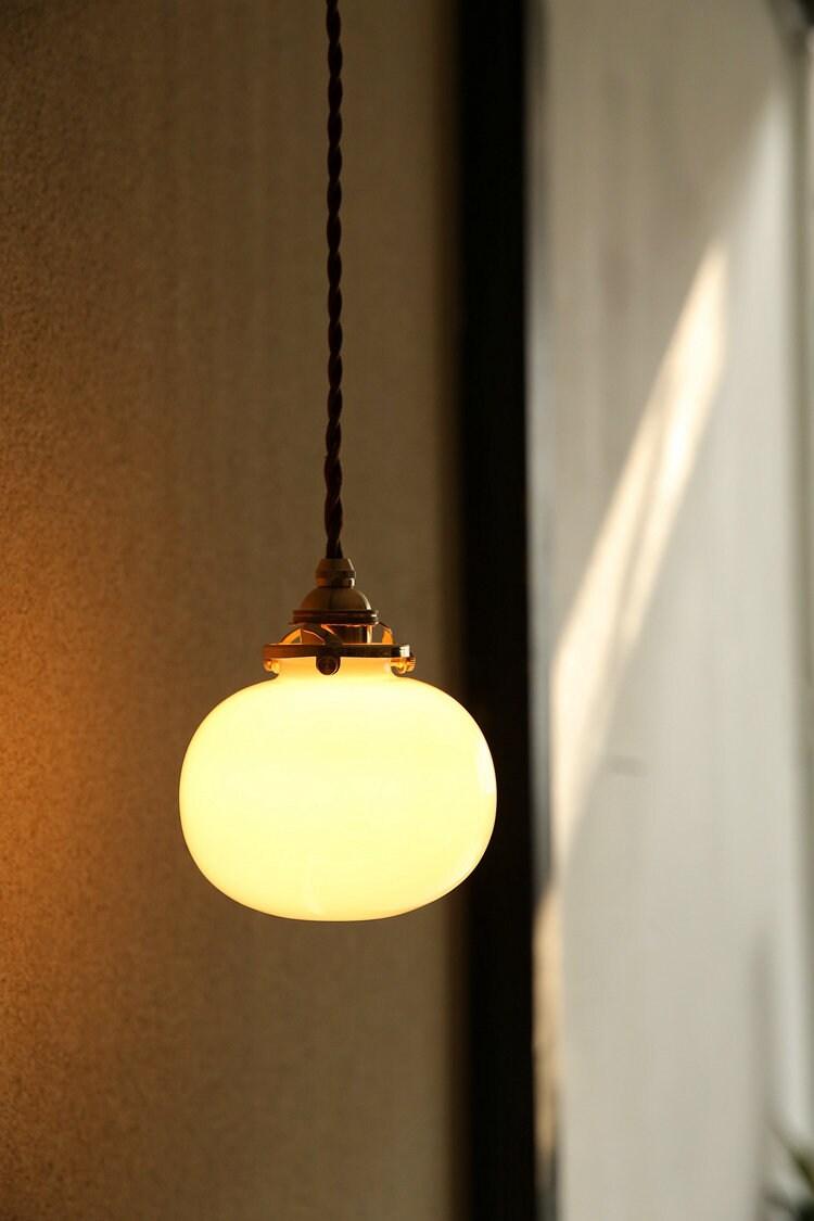 Pendente de Luz LED em Estilo Vintage com Bola de Vidro Feita à Mão - Lâmpada Incluída