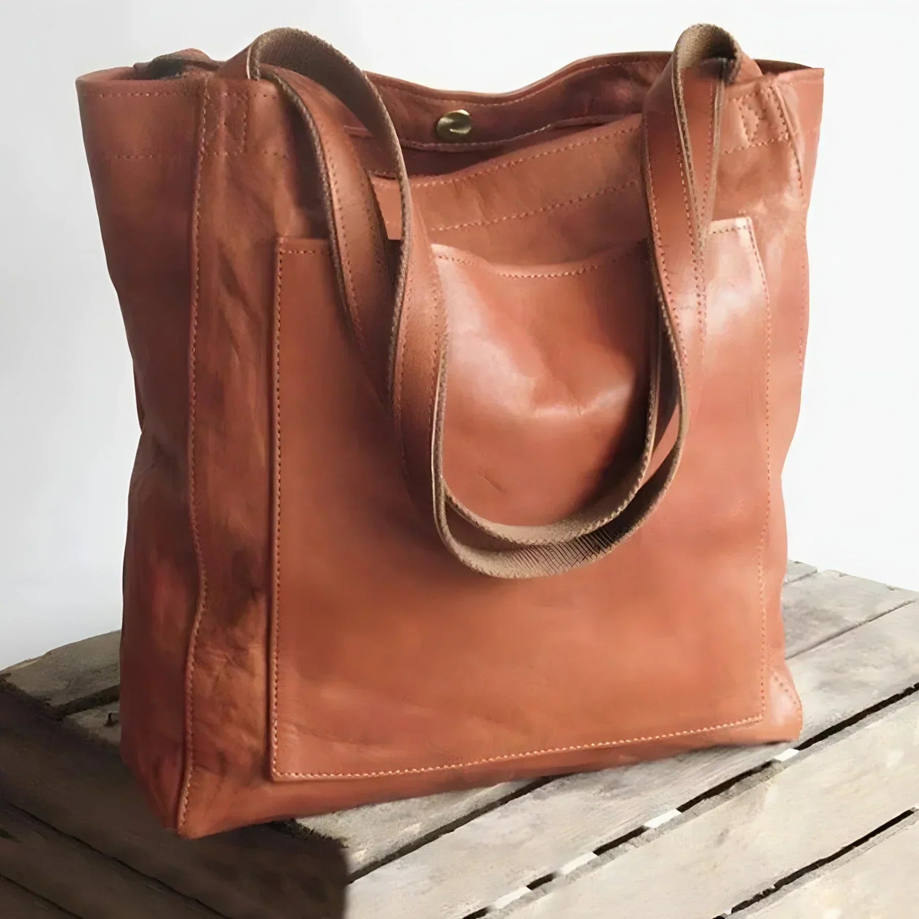 Docesak™ | A bolsa reveladora | Bolsa de couro vintage