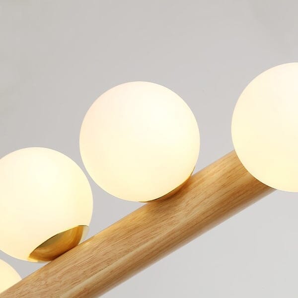 Houten Spiraal LED Hanglamp