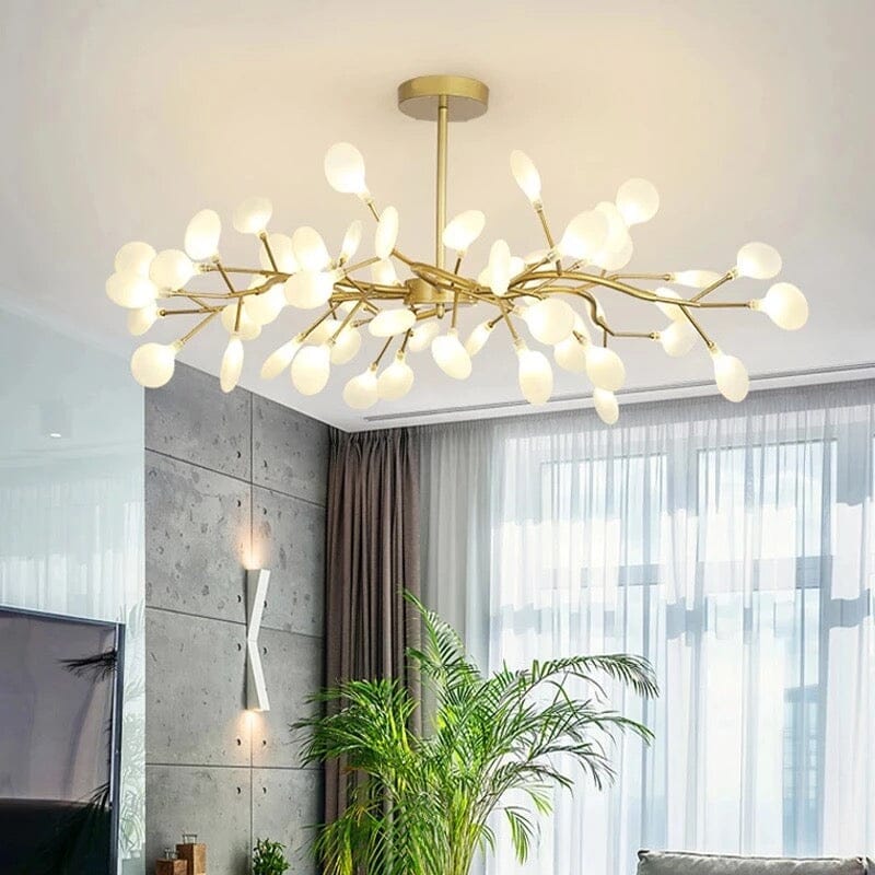 Golden Tree Chandelier