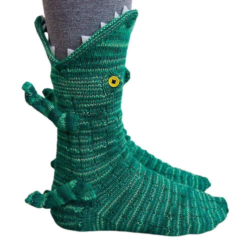 KROKODIL-STRICKSOCKEN