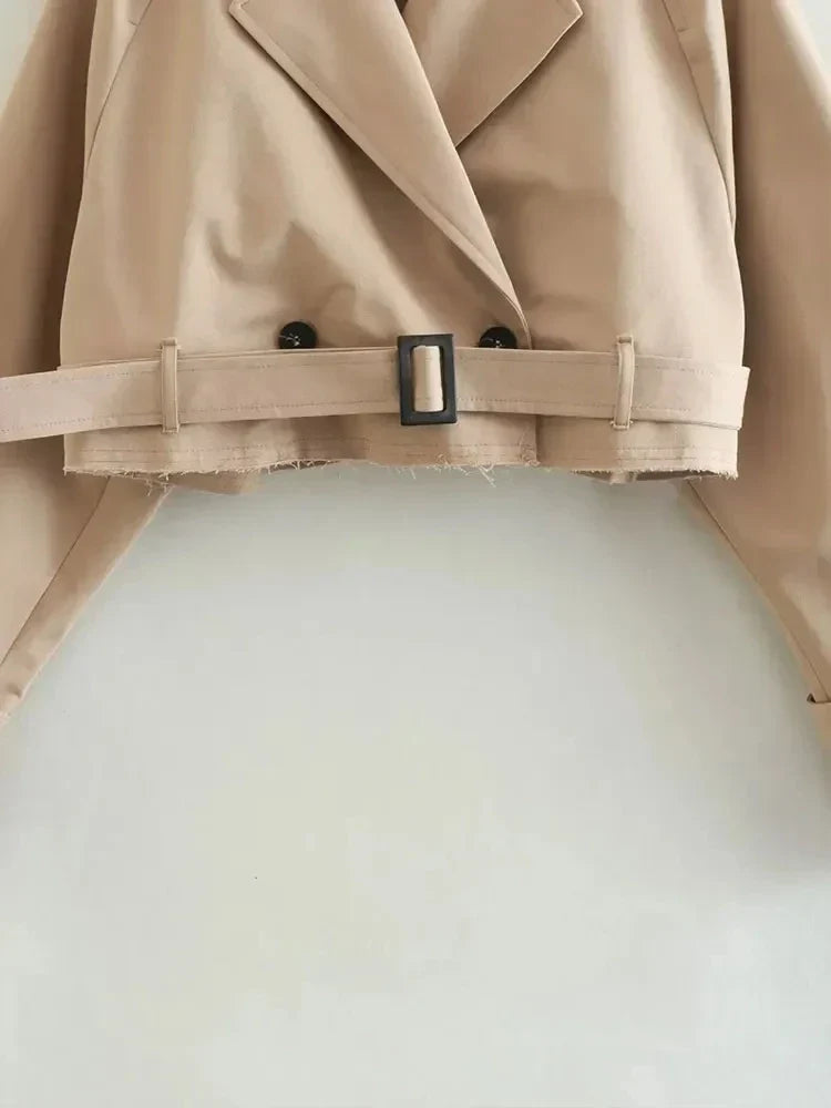 Vintage Cropped Trench Coat/Jacket